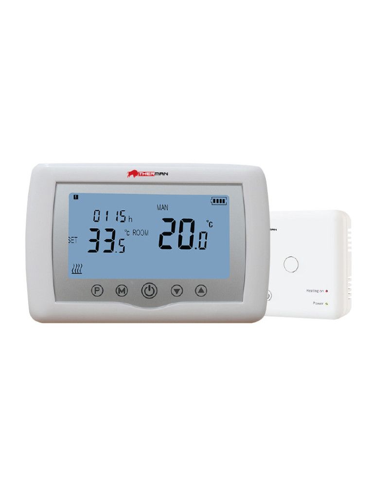 THERMOSTAT PROGRAMMABLE SANS FIL 40007 THERMAN