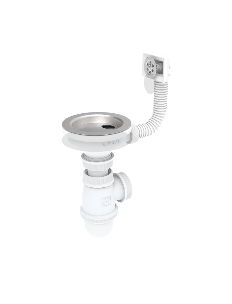 Siphon évier simple Ø90 SOPAL 1969