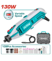 Mini-meuleuse multifonction 130 W avec accessoires TOTAL TG5133261