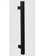 Bâton Inox Carré Noir 150 cm Stap