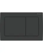 PLAQUE ALPHA CARRE NOIR 01 GEBERIT