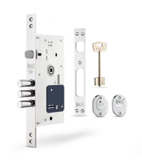 SERRURE ENCASTRE SATINE...