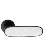 Poignée de porte 2PCS PT 1020 noir-blanc IRIS à bas prix Tunisie