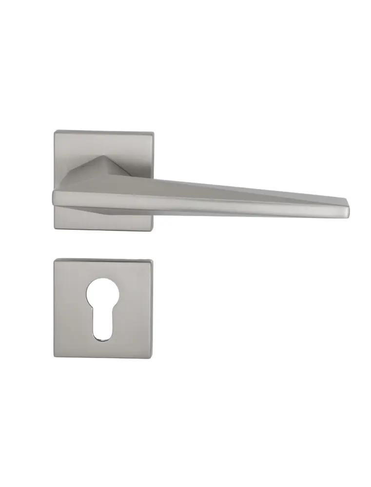 Poignée de porte 2PCS WC 1001 satinée IRIS pas cher