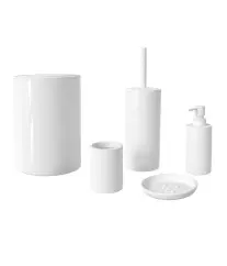 KIT 5 PCES SDB LUCY BLANC...