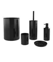 KIT 5 PCES SDB LUCY NOIR...