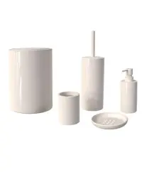 KIT 5 PCES SDB LUCY BEIGE...