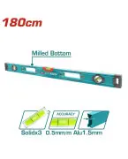 Niveau à bulle TOTAL TMT218028 – 180 cm en aluminium
