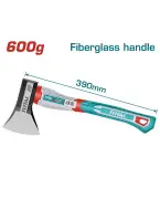 Pioche Hache 600g TOTAL THAX061600 Manche Fibre