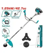 Débroussailleuse thermique TOTAL TP5434421 – 42,7 cm³, 1,25 kW, coupe 420 mm