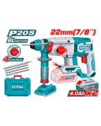 Perforateur sans fil Brushless 20V 22 mm TOTAL TRHLI212282