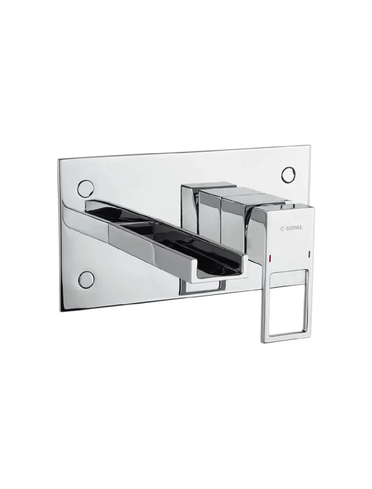 Mitigeur de lavabo encastré Zaghouan SOPAL 06FUA04 chromé