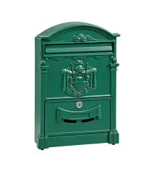 Boîte aux lettres Rustique 25 verte VULCANIA 260 × 410 × 90 mm