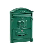 Boîte aux lettres Rustique 25 verte VULCANIA 260 × 410 × 90 mm