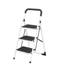 Escabeau aluminium CONFORTO FERRAL 3 marches avec garde-corps