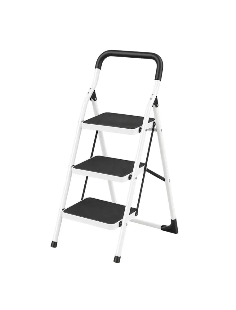 Escabeau aluminium CONFORTO FERRAL 3 marches avec garde-corps