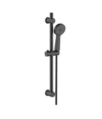 Barre de douche VOGUE noire Idro-Bric BLISAL0145NE avec douchette