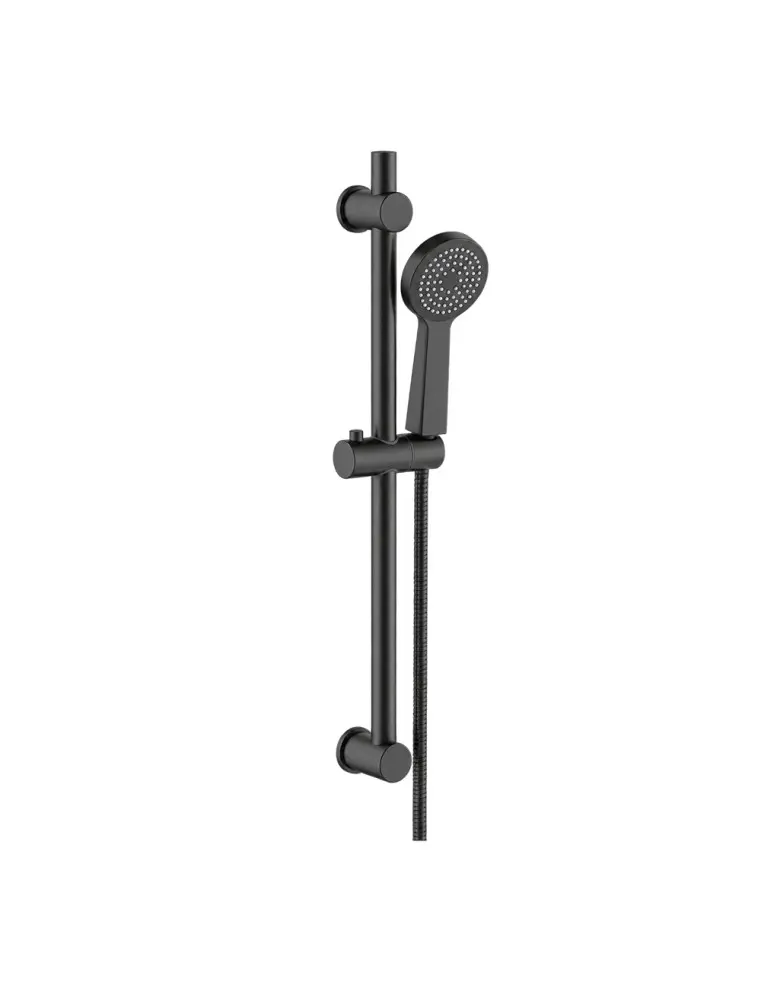 Barre de douche VOGUE noire Idro-Bric BLISAL0145NE avec douchette