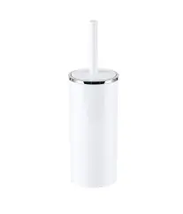 Porte-brosse WC rond IVORY blanc Idro-Bric QM1140WT