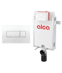 Bâti-support WC ALCA AM115/1000 avec plaque M371 chromée