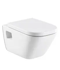 Cuvette suspendue ROCA THE GAP SQUARE Rimless avec abattant SoftClose