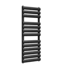 Radiateur sèche-serviettes MEZZALUNA 50/120 noir lisse RAL 9005 583W ALTECH