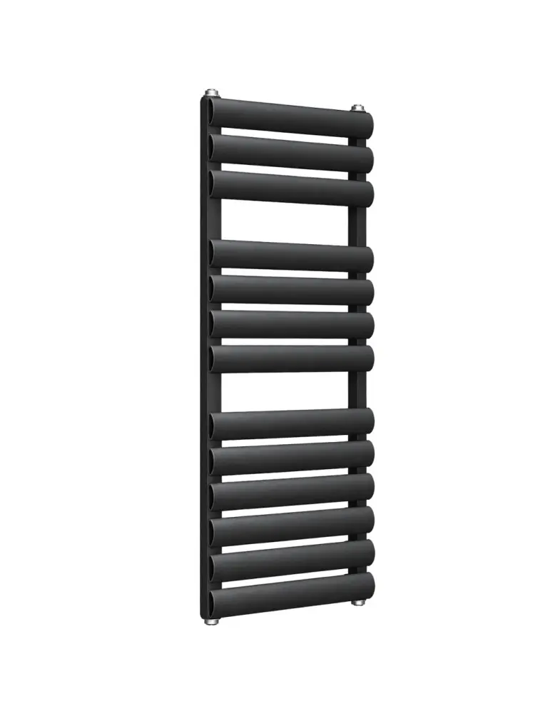 Radiateur sèche-serviettes MEZZALUNA 50/120 noir lisse RAL 9005 583W ALTECH