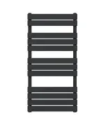 Radiateur sèche-serviettes RETTANGOLO 50/120 noir sablé 583W ALTECH