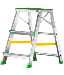 Escabeau aluminium DELUX Ferral 3 marches avec plateforme antidérapante
