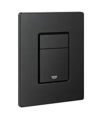 Plaque de commande GROHE Skate Cosmopolitan noire 38732KF0 double touche