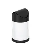 Poubelle pivotante 1,5 litres blanche 851B Eformetal