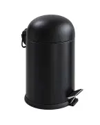 Poubelle à pédale bombé noir 5003S Eformetal