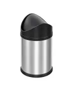 Poubelle pivotante 1,5 litres chromé 851 Eformetal