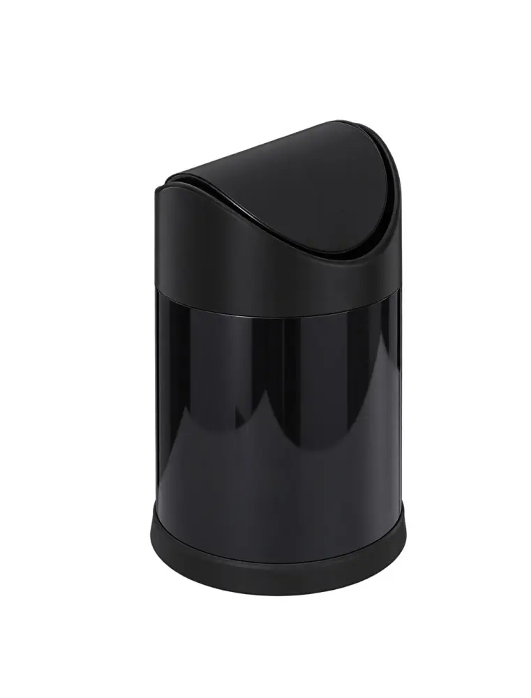 Poubelle pivotante 1,5 litres noir 851S Eformetal
