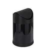 Poubelle pivotante 1,5 litres noir 851S Eformetal