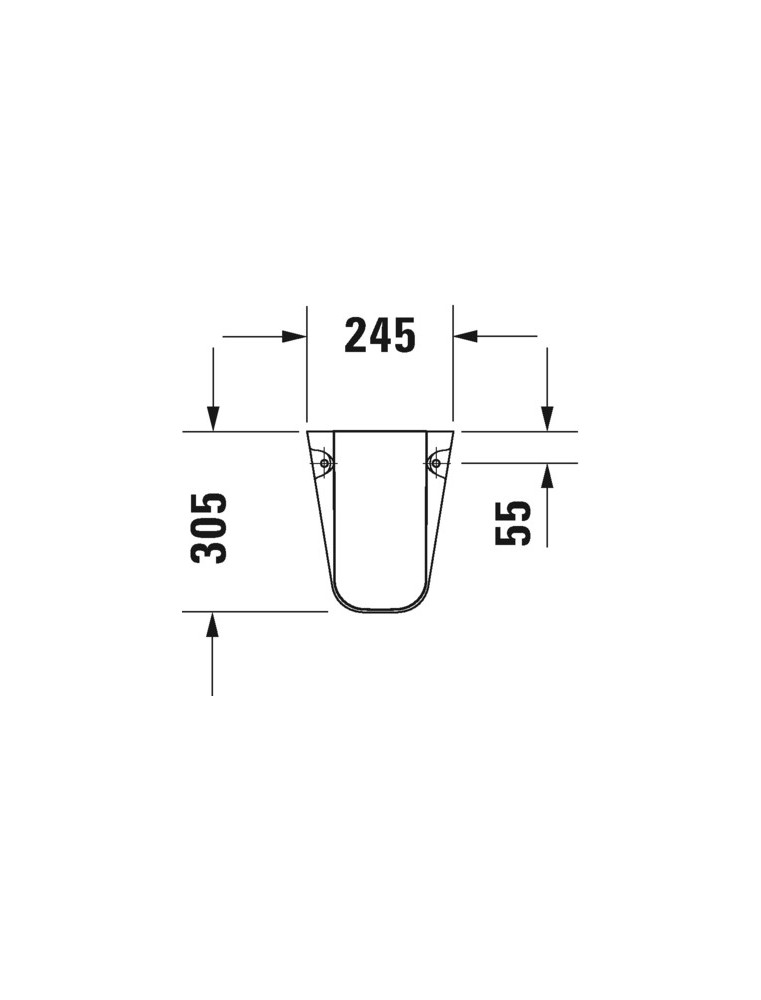 Siphon Code CACHE SIPHON LAVABO 55 85718 D-CODE pour Lavabo