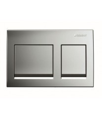 PLAQUE ALPHA CARRE 15 CHROME MAT GEBERIT
