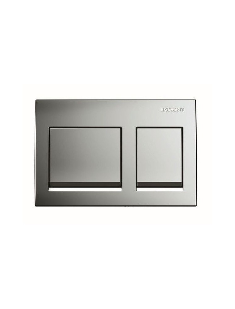 PLAQUE ALPHA CARRE 15 CHROME MAT GEBERIT