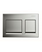 PLAQUE ALPHA CARRE 15 CHROME MAT GEBERIT