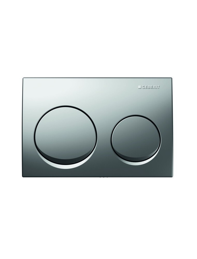 Plaque de déclenchement Alpha rond 10 chromé mat GEBERIT