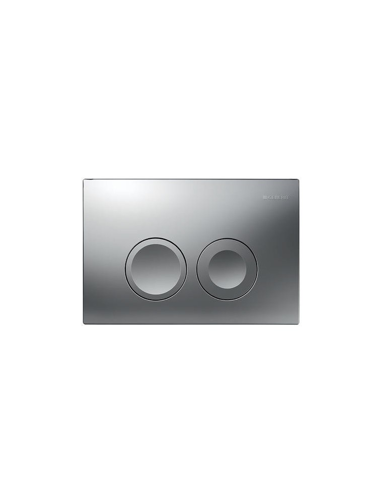Plaque de déclenchement Geberit Delta21 rond chromé