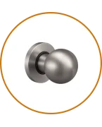 Bouton Et Poignée De Porte D'Entrée