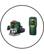 Niveau Laser Et Détecteur Á Main