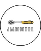 Jeu Douille Poignée À Cliquet