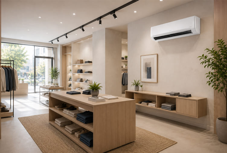 Climatiseur Inverter 24000 BTU pour boutique showroom et local professionnel en Tunisie