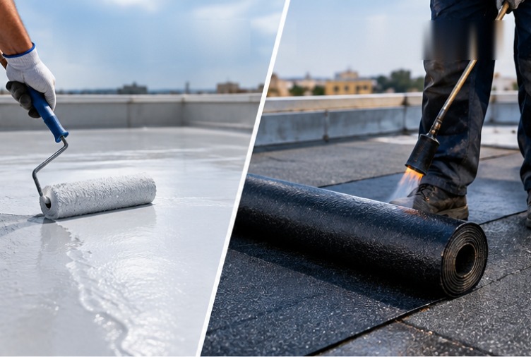 Comparaison entre étanchéité liquide et membrane bitumineuse pour toiture-terrasse