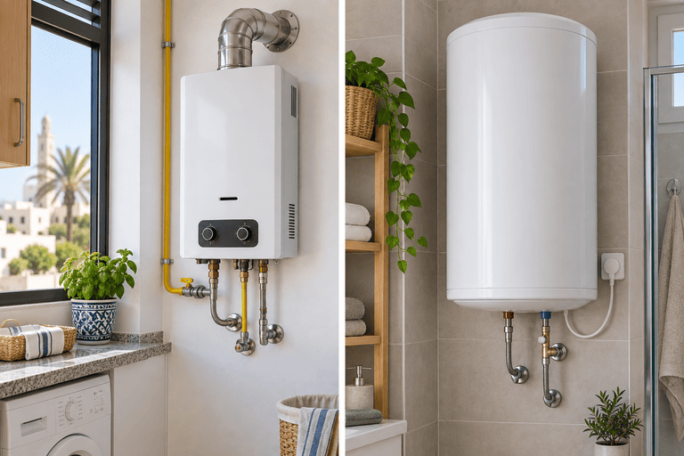 Chauffe-bain gaz ou chauffe-eau électrique : que choisir ?
